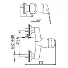 Смеситель SMARTsant Тренд SM054004AA_R для душа