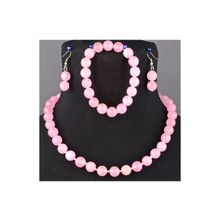 Бусики-Колечки Комплект Розовый кварц "Априори 10" арт. КП150