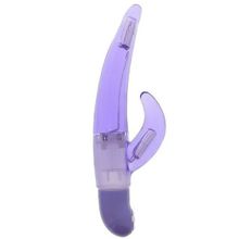 Dream Toys Фиолетовый вибратор для G-стимуляции GOOD VIBES G-VIBE - 16 см.