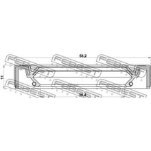 Сальник Привода Toyota Camry Gracia Mcv2# Sxv2# 1996.12-2001.09 [Jp] 38*58*11 Мм Febest арт. 95IBS38581111L