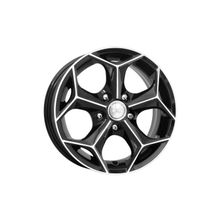 Колесные диски КиК Кристалл (КС550) 6,0R15 4*108 ET18 d65,1 Алмаз-черный [арт.7780]