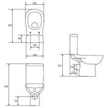 Унитаз-компакт Cersanit Facile 318 011