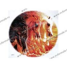 Наклейка на запасное колесо Лошади№1 R56,5см