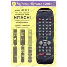 Пульт Hitachi (IRC 07 E) (TV,VCR,AUX,SAT)