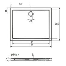 Душевой поддон Riho Zurich 262 (DA0200500000000) 130x90