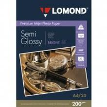 LOMOND 0102149 фотобумага полуглянцевая А4, 200 г м2, 20 листов