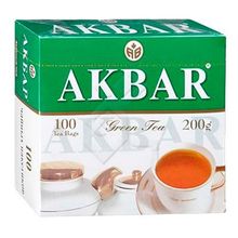 Чай Акбар зеленый (100пак)