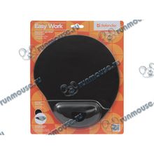 Коврик Defender "Easy Work Black" 50905, с валиком под запястье [136257]
