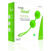 Зелёные вагинальные шарики Joyballs Trend (71430)