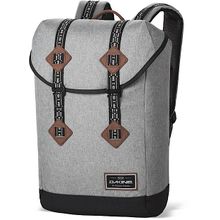 Мужской стильный городской практичный молодежный рюкзак Dakine Trek 26L Sellwood серый с черными вставками
