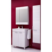 Aqwella Тумба с раковиной Бриг 60 сосна магия, с дверцами