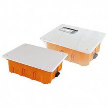 Распаячная коробка СП 120х92х45мм²  крышка, пл. лапки, IP20 |  код. SQ1403-1028 |  TDM