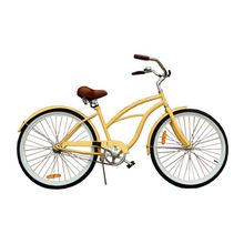 26" STELS Navigator-110 Lady 1-sp 2019 (1ск, сталь, жестк, ножной)(V010, рама 17", желтый песок)