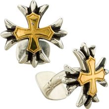 Серебряные запонки Chrome Hearts