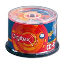 DIGITEX CD-R 700 Мб диск 52x Cake Box 10 шт, R80S52-C10