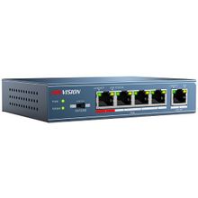 Cвитч - коммутатор Hikvision DS-3E0105P-E с 4 PoE-портами