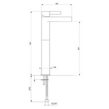 Webert Смеситель для раковины DoReMi DR830402345 Simil Acciaio