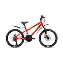 Подростковый горный (MTB) велосипед ALTAIR MTB HT 20 3.0 Disc красный 10.5" рама