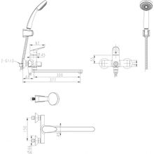 Смеситель Bravat Drop F64898C-LB