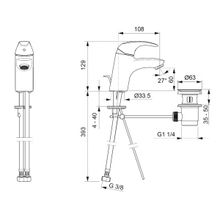 Oras Смеситель Polara 1400F для раковины