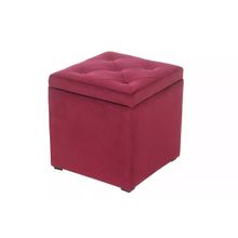 Мебельстория Пуф Тони-2Т бордовый велюр ID - 310814