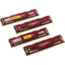 Модуль памяти Crucial Ballistix Sport    BLS4C8G4D240FSE    DDR4 DIMM 32Gb KIT 4*8Gb    PC4-19200