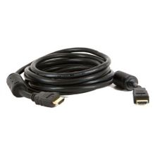 Кабель HDMI 19M-19M V1.4, 7.5 м, черный, 2 фильтра, позол., 5bites (APC-014-075)