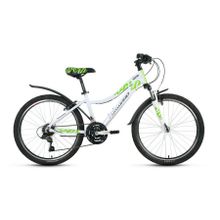 Подростковый горный (MTB) велосипед FORWARD Rivera 1.0 белый 14" рама (2017)