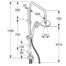 Душевая система Kludi Dual Shower System (6609005-00)