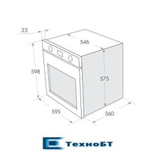Встраиваемый электрический духовой шкаф Maunfeld MEOFE.676RBG2.TMS