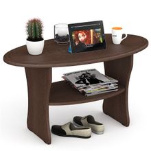 Мебельный Двор Стол журнальный СЖ-7 цвет мокко ID - 289701