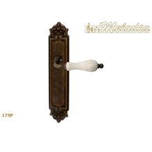 Ручка дверная межкомнатная Melodia Ceramik 179+керамика Античная бронза