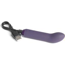 Фиолетовый мини-вибратор G-Spot Bullet - 11,4 см. (фиолетовый)