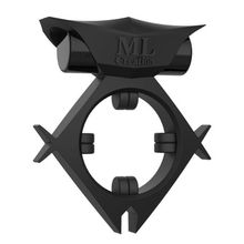 ML Creation Черное эрекционное виброкольцо Batboy Ring (черный)