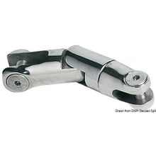 Osculati 2-joint swivelling connection AISI 316 9 10 mm, 01.742.10