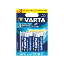Батарейка VARTA HIGH ENERGY 4906 LR6 4+2 шт BL6