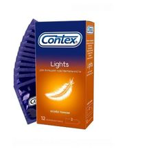 Особо тонкие презервативы Contex Lights - 12 шт.