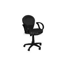 Кресло офисное CH-687AXSNBlack (черный пластик, черная ткань JP-15-2)