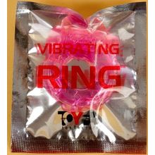 ToyFa Толстое розовое эрекционное кольцо с вибратором