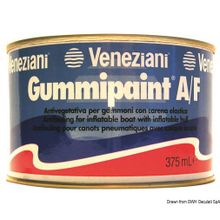 Osculati Gummipaint elastic antifouling grey 0.375 l, 65.009.11GR