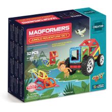 Магнитный конструктор MAGFORMERS 703009 Adventure Jungle 32 set