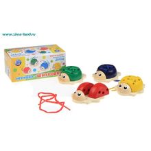 Шнуровка "Божьи коровки", в коробке