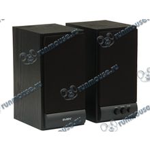 Акустическая система стерео Sven "SPS-609" 2x5Вт, черный (ret) [83388]