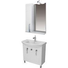 Triton Мебель для ванной Диана 80 L, зеркало-шкаф