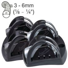 Clamcleat Стопор щелевой Clamcleat CL825CKC 3 - 6 мм 88 x 78 x 55 мм с площадкой для установки