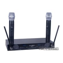 Радиосистема с двумя ручными микрофонами и зарядным устройством PROAUDIO DWS-212HT