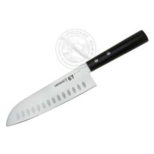 Нож кухонный SS67-0095 Samura 67 сантоку, 175 мм, 58 HRC, ABS-пластик