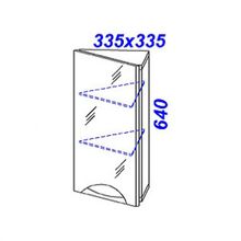 Зеркало-шкаф Aqwella Дельта угловой