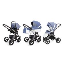 Коляска 3 в 1 Esspero Grand I-Nova (шасси Chrome) - Jeans Blue