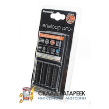 Зарядное устройство Panasonic eneloop pro K-KJ55HCD40E Smart&Quick Charger + 4AA2500mAh BL1